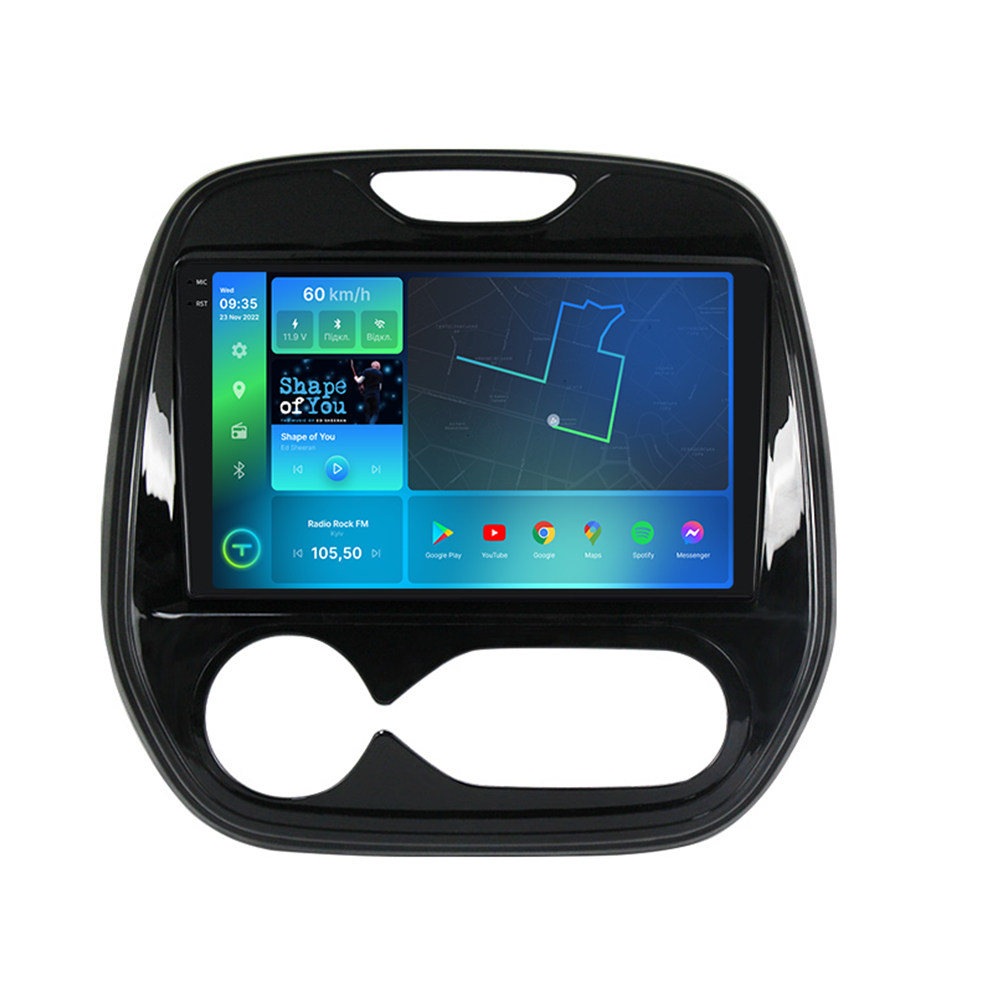 Штатна магнітола Torssen 2K Renault Captur 2013+,Trafic 2014+ F9432 4G Carplay DSP, фото 1