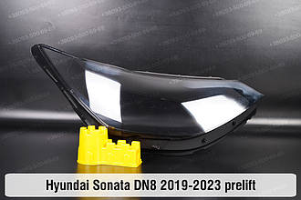 Скло фари Hyundai Sonata DN8 (2019-2023) VIII покоління дорестайлінг праве