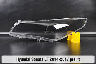 Скло фари Hyundai Sonata LF (2014-2017) VII покоління дорестайлінг ліве