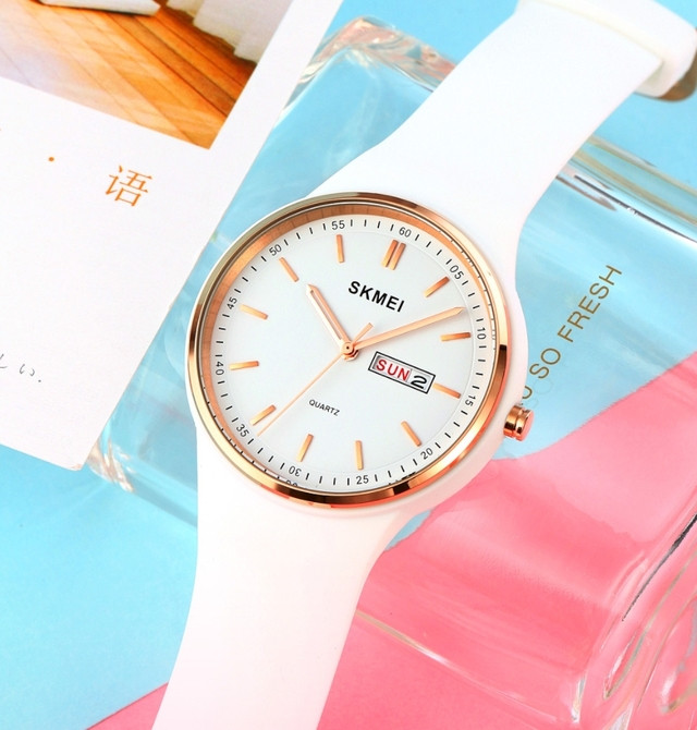 Годинник жіночий Skmei Vivo White