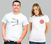 Парні футболки. Футболки для закоханих. Всі розміри є в наявності