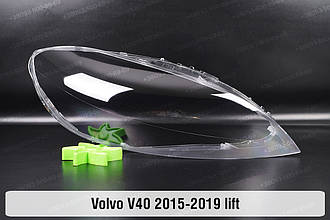 Скло фари Volvo V40 (2015-2019) рест праве