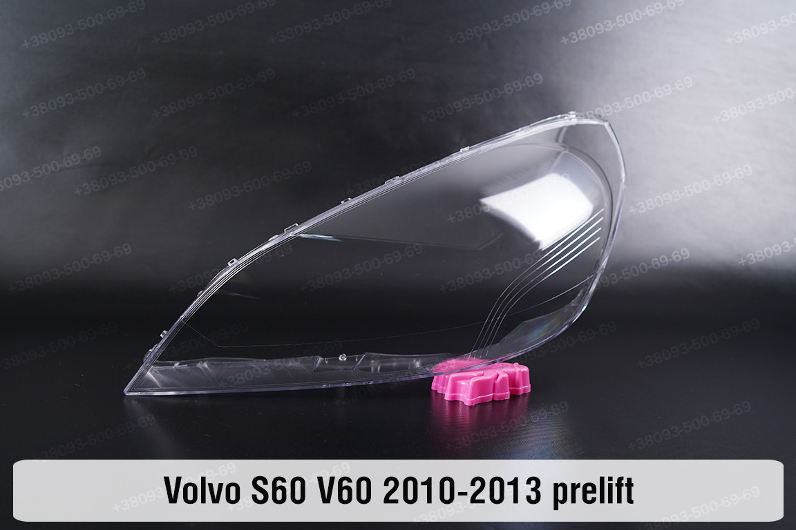 Скло фари Volvo S60 V60 (2010-2013) дорест ліве