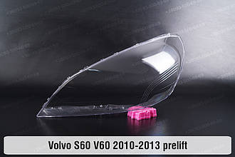Скло фари Volvo S60 V60 (2010-2013) дорест ліве