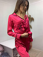 Піжама жіноча, рубашка штани, шовк сатин