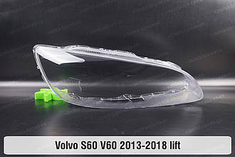Скло фари Volvo S60 V60 (2013-2018) рест праве