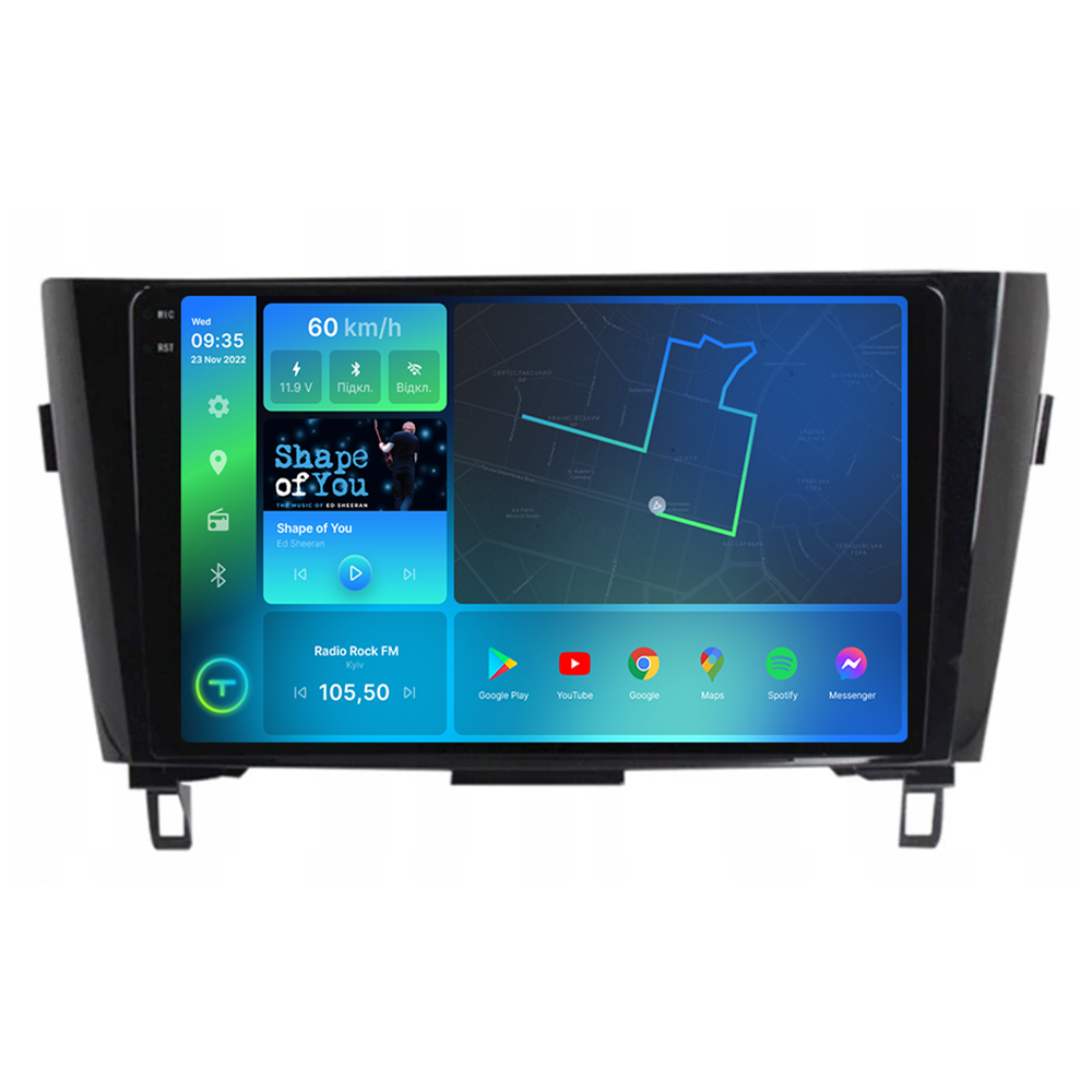 Штатна магнітола Torssen 2K Nissan Xtrail/Qashqai 2013+ AC/Climate  F10432 4G Carplay DSP, фото 1
