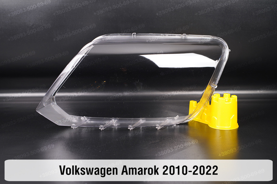 Скло фари VW Volkswagen Amarok (2010-2022) ліве, фото 1