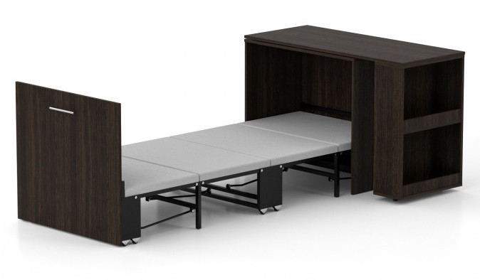 Ліжко-трансформер + Письмовий стіл + Тумба + Комод Sirim-C1 (4 в 1) Венге TM KnapKnap