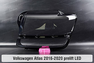 Скло фари VW Volkswagen Atlas LED Hella (2016-2020) дорестайлінг ліве