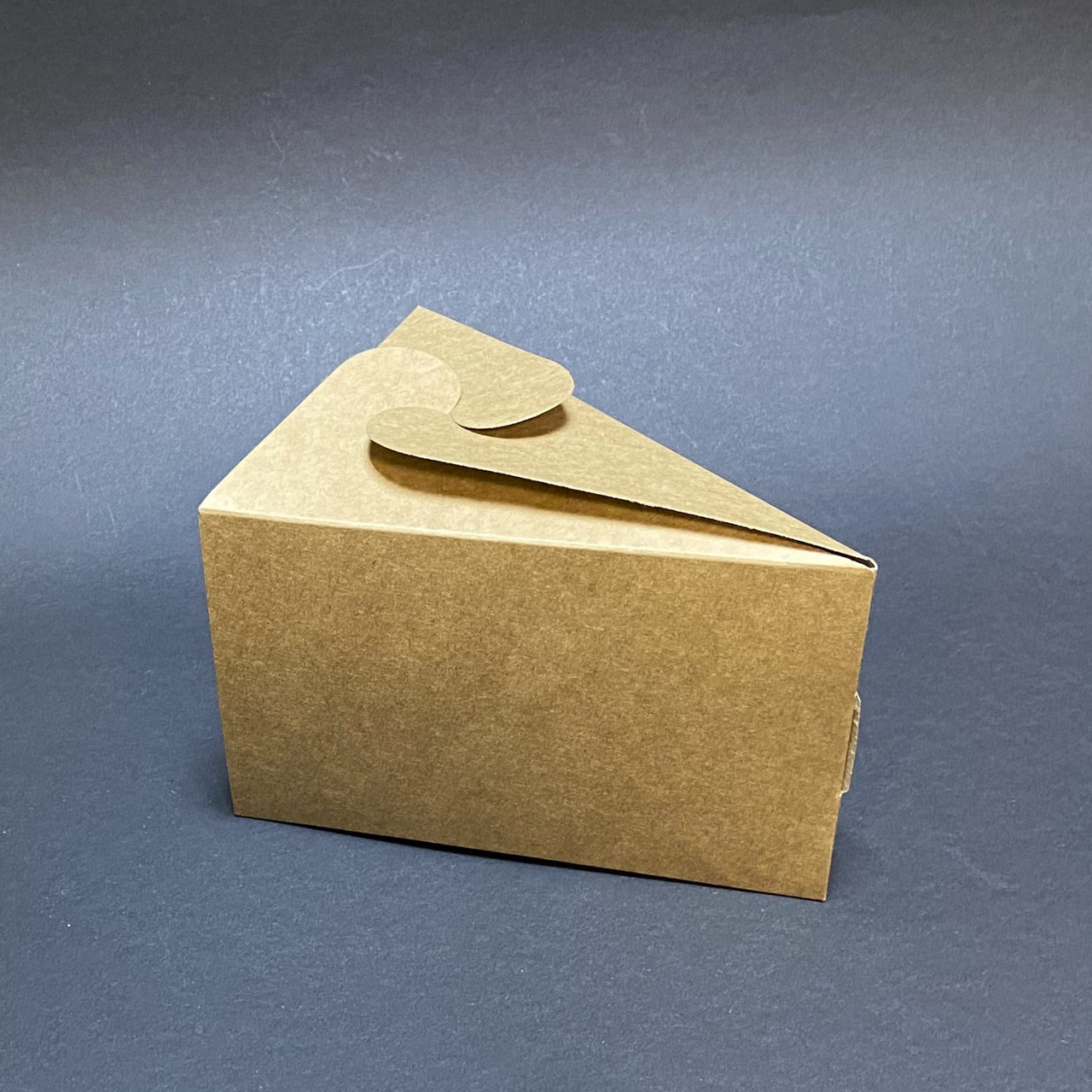 Коробка для шматка торта 150х100х100мм крафт (100шт), фото 1