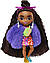 Лялька Барбі Екстра Мініс Модниця у фіолетовій шубці HGP63, фото 4
