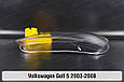 Скло фари VW Volkswagen Golf 5 (2003-2008) ліве, фото 8
