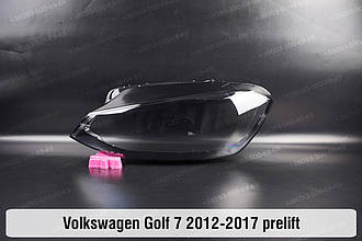 Скло фари VW Volkswagen Golf 7 (2012-2017) VII покоління дорестайлінг ліве