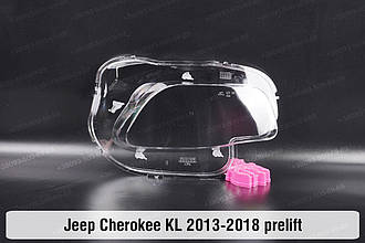 Скло фари Jeep Cherokee KL (2013-2018) I покоління дорестайлінг праве