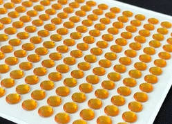 Стрази круглі помаранчеві 5мм (100 шт)