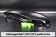 Скло фари VW Volkswagen Golf 7 (2012-2017) без полоски дорест ліве, фото 9