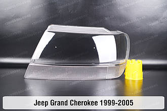 Скло фари Jeep Grand Cherokee (1999-2005) II покоління ліве