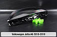Скло фари VW Volkswagen Jetta A6 (2010-2019) ліве, фото 5