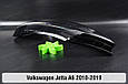Скло фари VW Volkswagen Jetta A6 (2010-2019) ліве, фото 6