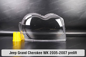 Скло фари Jeep Grand Cherokee WK (2005-2007) III покоління дорестайлінг праве