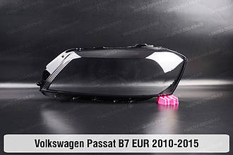 Скло фари VW Volkswagen Passat B7 EUR (2010-2015) VII покоління ліве