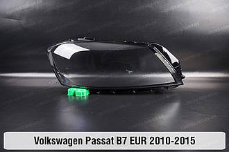 Скло фари VW Volkswagen Passat B7 EUR (2010-2015) праве