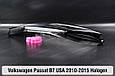 Скло фари VW Volkswagen Passat B7 USA Halogen (2010-2015) ліве, фото 8