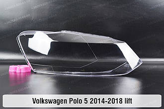 Скло фари VW Volkswagen Polo 5 (2014-2018) V покоління рестайлінг праве