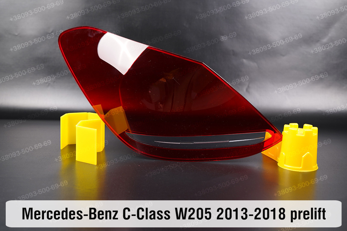Скло заднього ліхтаря Mercedes-Benz C-Class W205 (2013-2018) дорест ліве, фото 1