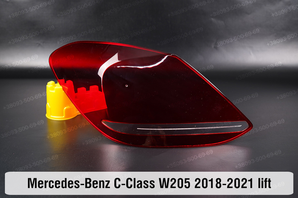 Скло заднього ліхтаря Mercedes-Benz C-Class W205 (2018-2021) рест ліве, фото 1