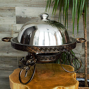 Садж для подачі та підігріву шашлику "Греція", кований, 36 см, фото 1