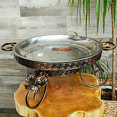 Садж для подачі та підігріву шашлику "Греція", кований, 36 см, фото 3