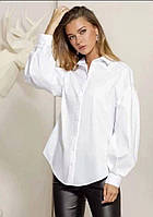 Гарна та модна жіноча сорочка ,гарної якості L-XL, Белый, Рубашка