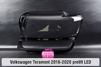 Скло фари VW Volkswagen Teramont LED Hella (2016-2020) дорестайлінг ліве