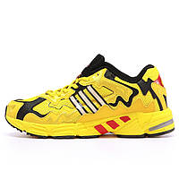 Мужские кроссовки Adidas Response x Bad Bunny Yellow Black Red CL GY0101, желтые адидас респонс бэд банни бед