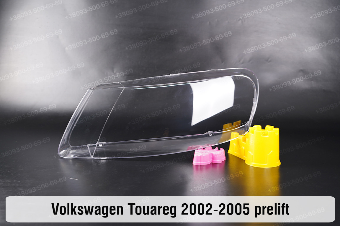 Скло фари VW Volkswagen Touareg (2002-2005) дорест ліве, фото 1