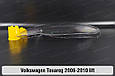 Скло фари VW Volkswagen Touareg (2006-2010) рест ліве, фото 4