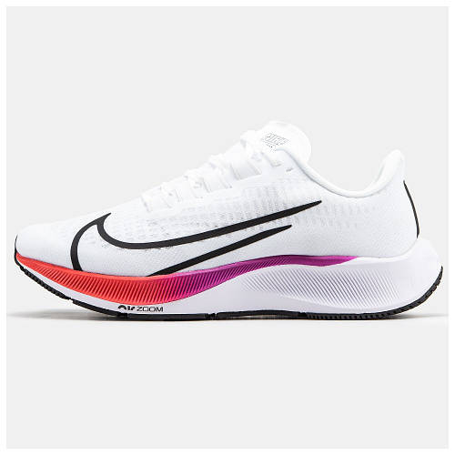 Мужские кроссовки Nike Air Zoom Pegasus 37 White, белые кроссовки найк ...