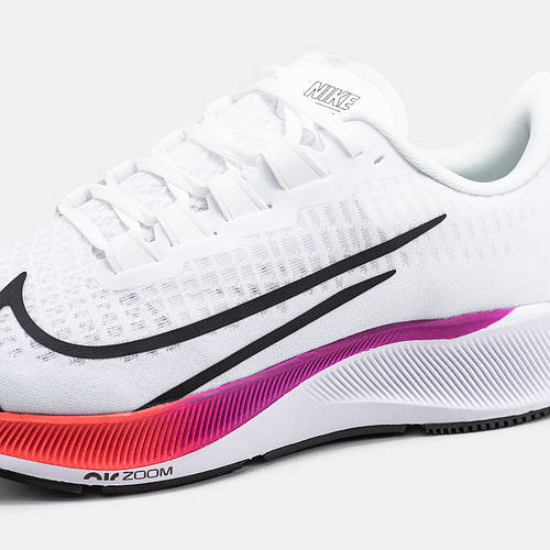 Мужские кроссовки Nike Air Zoom Pegasus 37 White, белые кроссовки найк ...