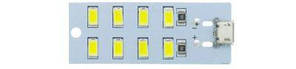 5730 Smd 5V 430mA~470mA White Mirco Usb Usb світлодіод лампа підсвічування 8 LED