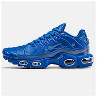 Мужские кроссовки Nike Air Max TN Plus Blue весна-осень, синие кожаные кроссовки найк аир макс тн плюс