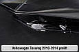 Скло фари VW Volkswagen Touareg (2010-2014) дорест ліве, фото 4