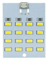 5730 Smd 5V 430mA~470mA White Mirco Usb Usb світлодіод лампа підсвічування 16 LED