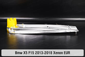 Хромована декоративна маска під світловод BMW X5 F15 Xenon (2013-2018) III покоління права