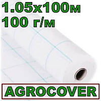 Агроткань 1.05х100м, P-100 (100 г/м) мульчирующая белое Agrocover (Чехия)