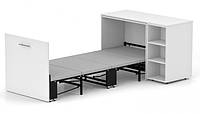 Ліжко-трансформер + Письмовий стіл + Тумба + Комод Sirim-C2 (4 в 1) Білий TM KnapKnap