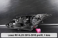 Корпус фары Lexus RX RX300 RX400 AL20 1 линза (2015-2019) IV поколение левый
