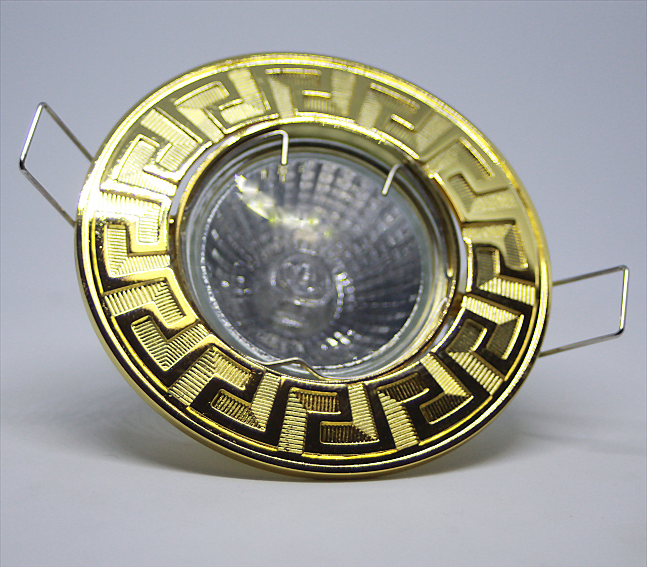 Спот — вбудований світильник 1хGU10х50W, золото, L6091  поворотний