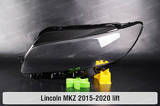 Скло фари Lincoln MKZ (2015-2020) II покоління рестайлінг ліве